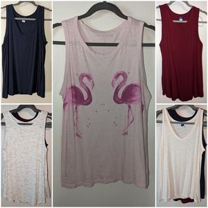 BUNDLE 5! Lucky Brand, Old Navy Luxe, Sleeveless Swing Flowy LAYERING